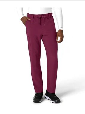 ⚡️NWT Carhartt Cross-Flex Men’s Straight Leg Scrub Pants in Burgundy